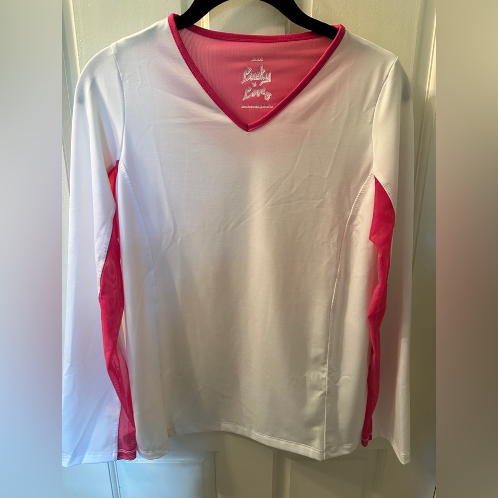 Juniors’ 💗 Lucky In Love 💗 “Ms. Navata-Luv-Ya” Tennis Top/Skort Set 🎾